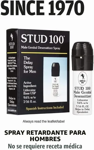 Vista 6 de Stud 100 Spray desensibilizador genital masculino, caja de 7/16 onzas líquidas (paquete de 1)