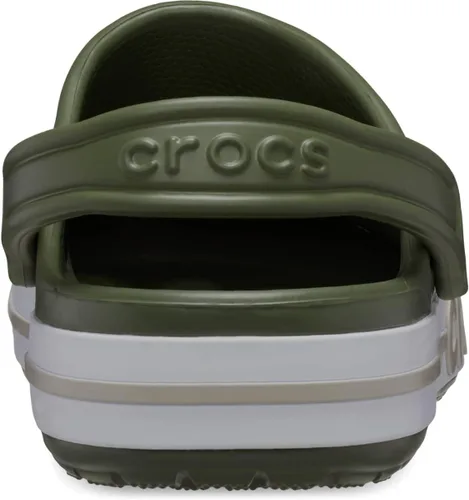 Vista 6 de Crocs Baya Band Zuecos, verde militar/adoquín