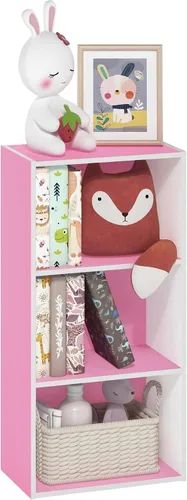 Vista 62 de Furinno LUDER - Estantería de libros, estantería moderna de 2 niveles, estantería abierta de 9 x 16 x 21, para sala de estar, dormitorio, oficina