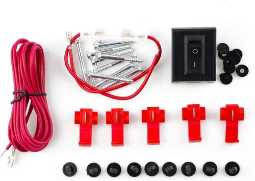 Vista 7 de 5 luces de marcador de cabina, lente ahumada, luz LED ámbar para techo de cabina, accesorios de luces con paquete de cableado compatibles