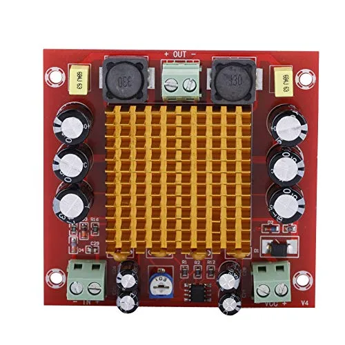 Vista 7 de TPA3116D2 Placa de amplificador mono de 150 W Módulo de audio de potencia digital para altavoces DIY, AMP estéreo de un solo canal con protección