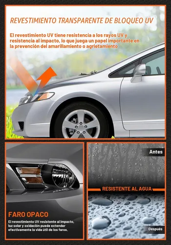 Vista 8 de para Ford Mustang 2010-2014 - Conjunto de faros delanteros color negro