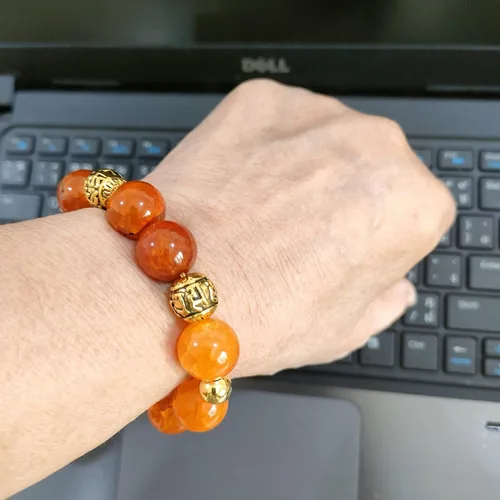 Vista 9 de Heavens Tvcz - Pulsera de ágata con escamas de dragón de buena suerte para mujeres tailandesas buena suerte joyería energética de 0551in dijes