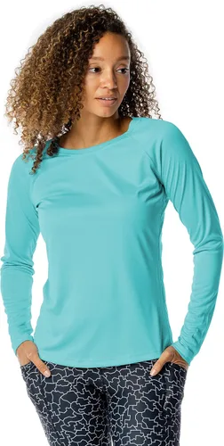 Vista 10 de Vapor Apparel camiseta manga larga con protección solar FPS 50+ para mujer Azul ártico