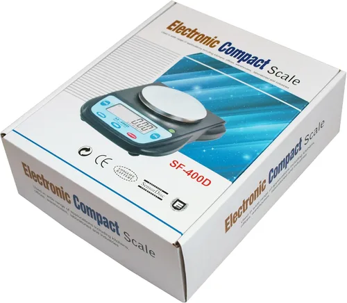 Vista 4 de Horizon SF-400D - Báscula digital de precisión (17.64 oz x 0.00 oz), base grande, función de conteo