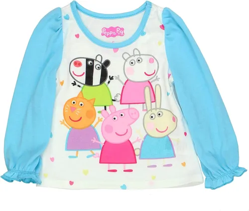 Vista 3 de Peppa Pig Pijama de poliéster suave para niñas pequeñas