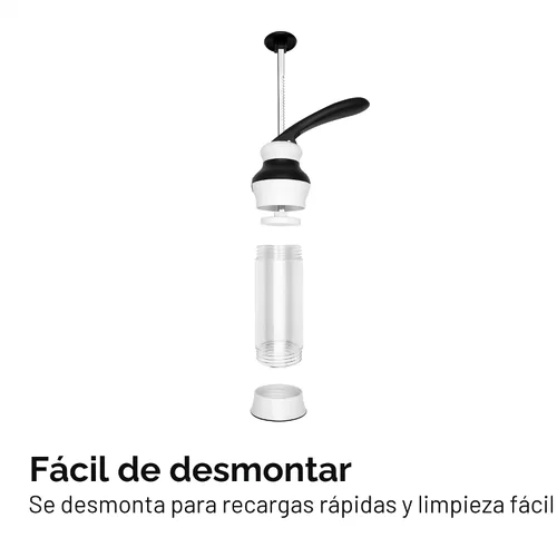 Vista 2 de OXO Good Grips Juego de Prensa para Galletas de 14 Piezas, Prensa para Galletas con 12 Discos de Acero Inoxidable y Estuche de Almacenamiento