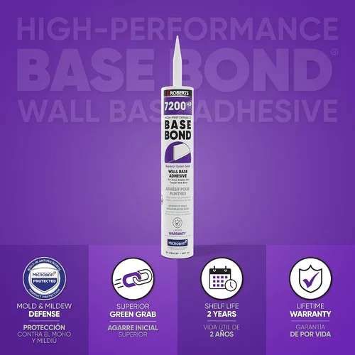Vista 2 de Roberts Adhesivo de base de alto rendimiento para pared, 30 oz (30.0 fl oz)