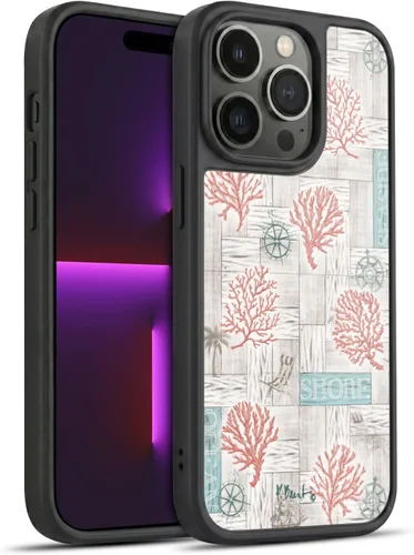 Vista 121 de Head Case Designs Officially Licensed Paul Brent Agate Mermaid Coastal Gel Armor Case [Military Grade Drop Protection] Compatible with Apple iPhone