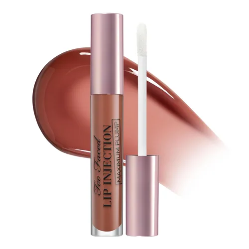 Vista 33 de Too Faced Lip Injection Lip Plumper Hydrating Lip Gloss for Fuller-Looking Lips Original, Maximum Plump, Cooling Gloss & Plumping Click Formulas