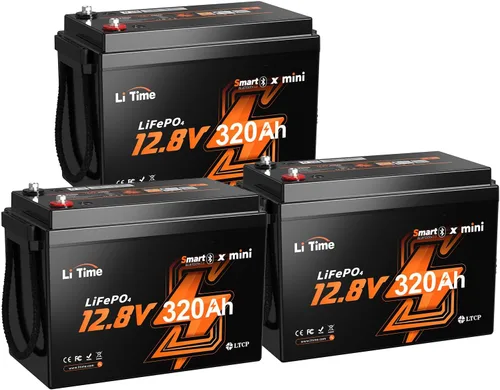 Vista 17 de Litime Batería de litio Xtra Mini LiFePO4 de 12V 100Ah para RV, cámper