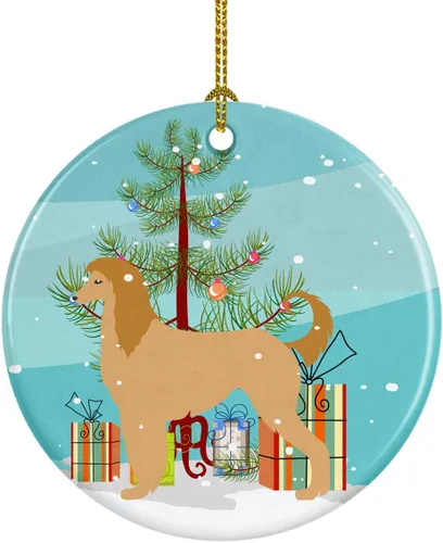 Vista 81 de Caroline's Treasures Cavalier King Charles Spaniel - Adorno de cerámica para árbol de Navidad, decoración colgante para el hogar, Navidad, fiestas