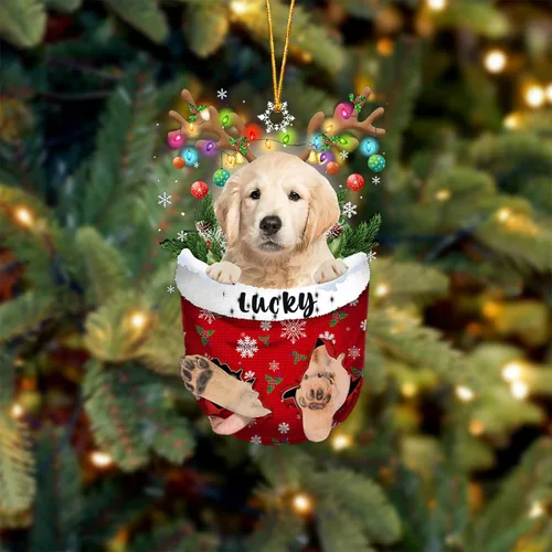 Vista 30 de Adorno de Navidad personalizado para perro Airedale Terrier en bolsillo de nieve, adorno para árbol de Navidad, idea de regalo para amantes