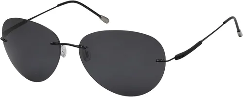 Vista 36 de Eyekepper Gafas de sol polarizadas con montura de titanio sin montura