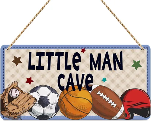 Vista 8 de Letrero de cueva de hombre pequeño para niños, consola de juegos, decoración de habitación de niños, astronauta espacial, decoración de pared