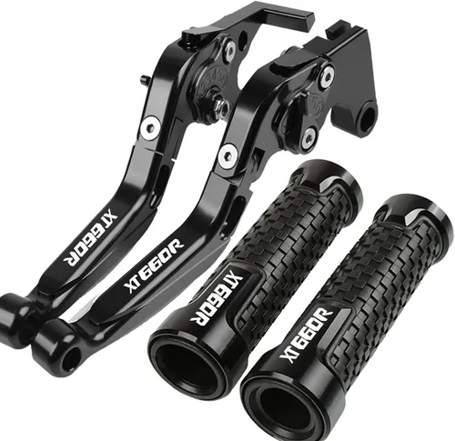Vista 17 de Embrague de freno para Yamaha XT660R 2004-2016 Palancas de embrague de freno plegables de motocicleta embrague de freno ajustables agarraderas CNC