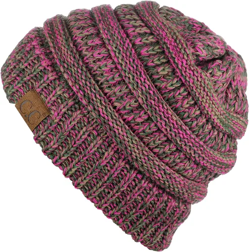 Vista 70 de C.C Trendy Warm Chunky Soft Stretch Cable Knit Beanie