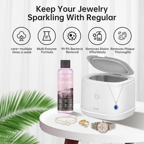 Vista 7 de Solución de limpieza ultrasónica para joyas, ideal para usar en todas las máquinas de ultrasonido, anteojos y anillos, solución efectiva