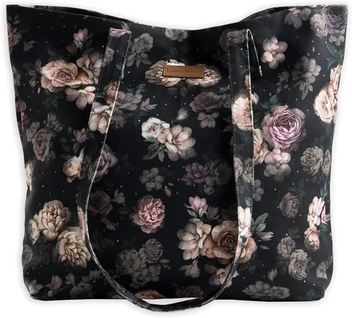 Vista 64 de Maison d' Hermine - Bolsa de lona de algodón reutilizable para mujeres, con asa para el hombro, bolsas a granel para compras y viajes
