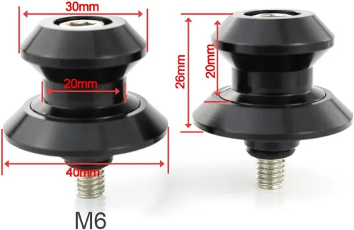 Vista 4 de Xitomer M6 - Bobina universal para brazo oscilante para motocicleta YZF R1/R6/FZ-09 MT-09/XSR900, Street Triple 07-12, RSV4/Shiver Monster