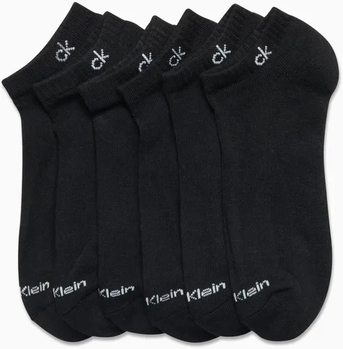 Vista 136 de Calvin Klein Calcetines para hombre, mezcla de algodón, acolchados, sin talla, forro de calcetines atléticos (6 unidades)