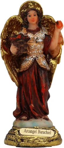 Vista 2 de Cannan Set De 7 Arcángeles Arcángeles 4 pulgadas de alto Arcángel Miguel, Zadquiel, Barachiel, Rafael, Gabriel, Uriel Y Jofiel - Juego de figuras