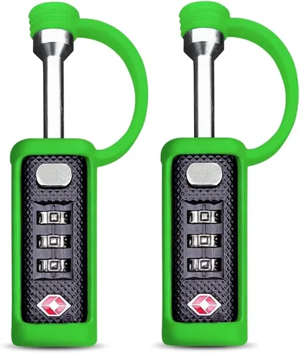 Vista 13 de Cerradura Táctica para Estuche de Armas Aprobada por TSA - Funda Protectora de Goma y MonoShaft Resistente a Cortes - Candado Seguro de Eje Único