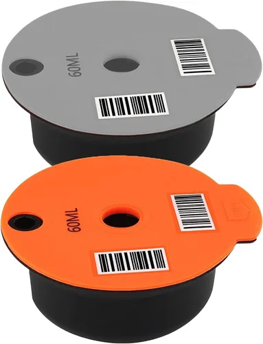 Vista 11 de Vasos de plástico reutilizables recargables para Bosch Tassimo, hogar, oficina, café (6.1 fl oz)