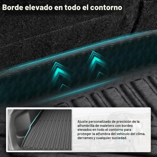 Vista 6 de Mixsuper Liner Revestimiento de carga para Mazda CX-50 2023-2025 (no compatible con modelos híbridos), forro de maletero para accesorios CX50