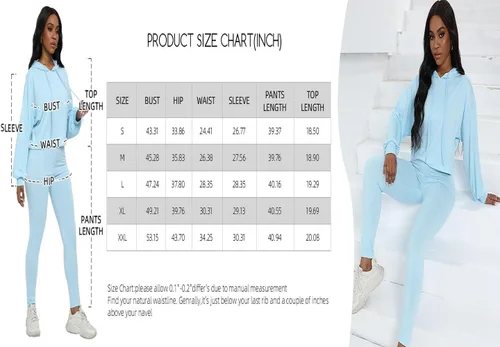 Vista 7 de Nimsruc Trajes de dos piezas para mujer, trajes de jogging, trajes casuales para correr