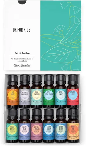 Vista 10 de Edens Garden Aceites esenciales Best of the Best 12 Set – 100% puro grado terapéutico: lavanda, menta, limón, naranja, árbol de té y más