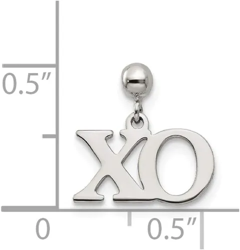 Vista 3 de Colgante de plata de ley 925 maciza Mio Memento XO 0.472in x 0.472in