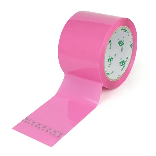 Vista 9 de BOMEI PACK Cinta de embalaje rosa de 3 pulgadas de ancho, 6 rollos de repuesto de cinta de envío rosa para embalaje, mudanza y almacenamiento, 2.4