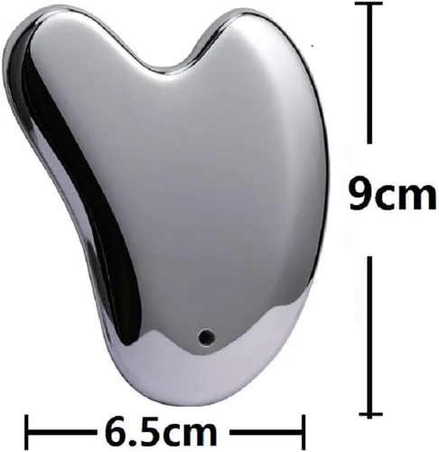 Vista 3 de SAEEYCUE - Herramientas de raspado facial Gua Sha con piedra Terahertz