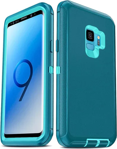 Vista 9 de LeYi Funda compatible con Galaxy S8 Plus: funda de protección 3 en 1 de cuerpo completo a prueba de golpes, de goma, resistente, resistente, a