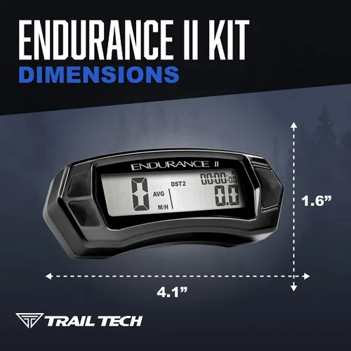 Vista 5 de Trail Tech Kit de velocímetro digital Endurance II 202-118