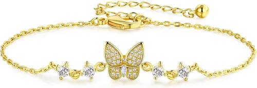 Vista 8 de Pulsera de perlas de oro para mujer, chapado en oro de 14 quilates, pulsera de perlas delicadas de doble capa, elegante regalo de joyería apilable