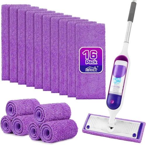 Vista 9 de HOMEXCEL Almohadillas de microfibra reutilizables para mopa Swiffer PowerMop, repuestos de almohadillas Power Mop para trapeador de spray