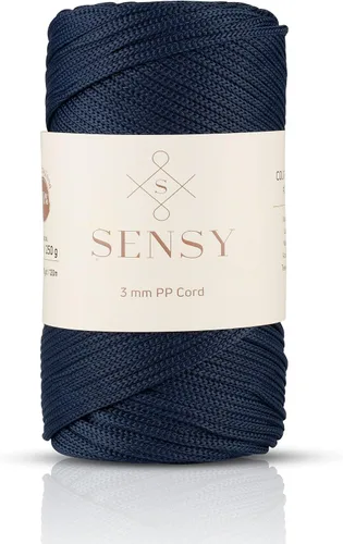 Vista 30 de Cuerda de poliéster Sensy Premium de 3 mm, 120 metros, 100% cordón de polipropileno, cuerda de macramé de 3 mm, cordón para bolsos de ganchillo