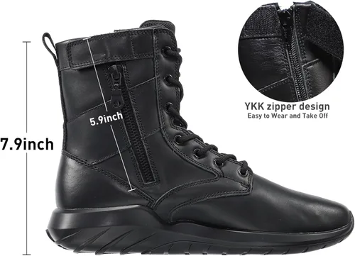 Vista 3 de Soulsfeng Tactical Boots for Men and Women Lightweight Sneaker Boots Work Hiking Military Booties