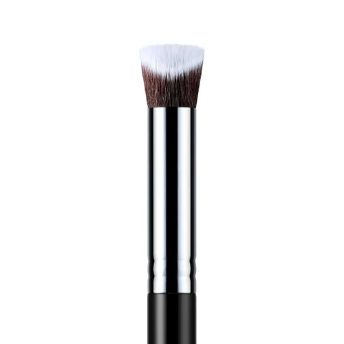 Vista 12 de EIGSHOW - Brocha para base de maquillaje Kabuki de parte superior plana, para líquidos, crema y polvo, mezcla, pulido, punteado, aplicación