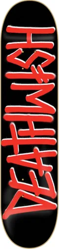 Vista 2 de DEATHWISH DEATHSPRAY SKATEBOARD DECK-8.25 BLK/ROJO con MOB GRIP