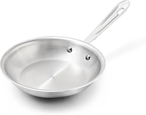 Vista 13 de All-Clad D3® Sartén de acero inoxidable de 10 pulgadas, fabricada en los Estados Unidos