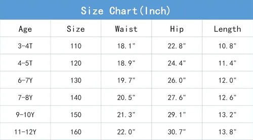 Vista 7 de SANGTREE Pantalones cortos casuales con volantes para niña, 3-12 años