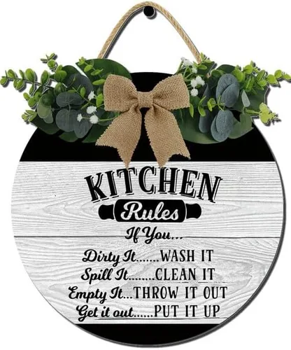 Vista 8 de Bless The Food Before Us, The Family Beside Us Farmhouse - Decoración de pared de cocina