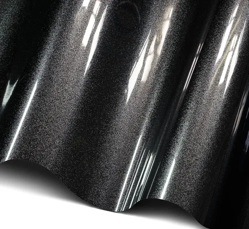 Vista 5 de VViViD+ Película de Vinilo Metálica Ultra Brillante Premium para Envolver Automóviles (1 pie x 5 pies, Negro Metal Pesado Brillante)