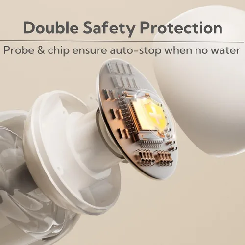 Vista 4 de Humidificador portátil pequeño con boquilla doble, humidificadores grandes de niebla fría, puertos de pulverización dobles, protección contra