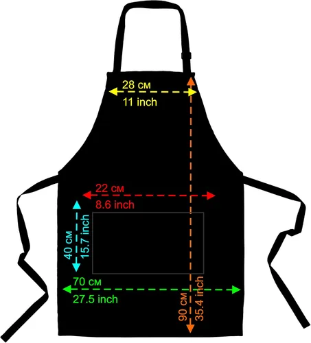 Vista 9 de Delantales de chef Cocinar hornear a la parrilla para restaurante casero Delantales de cocina premium con doble bolsillo para hombres y mujeres