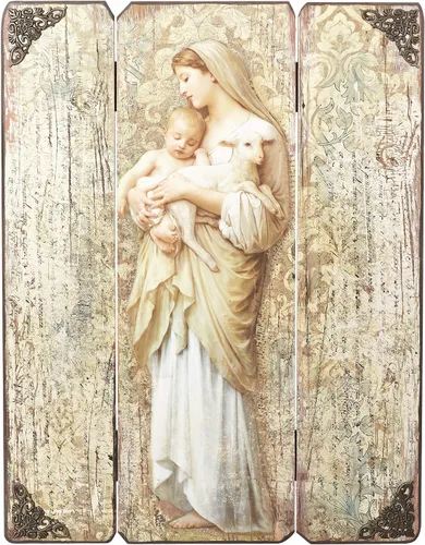 Vista 2 de Joseph's Studio por Roman, 17 "H Innocence Panel Decorativo, Decoración del Hogar, Regalos Religiosos