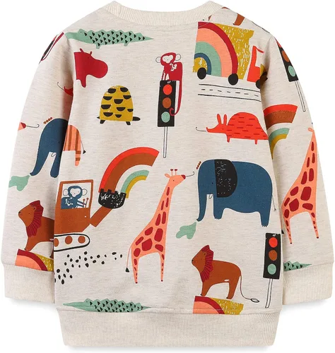 Vista 124 de Bumeex Sudaderas con cuello redondo para niños de 2 a 7 años
